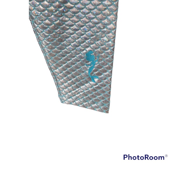 DISNEY MERMAID shiny TIGHTS SIZE XL - Picture 3 of 5